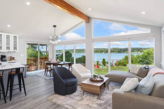 Beachfront Retreat | Hot Tub, Firepit & Sound View - Image 3